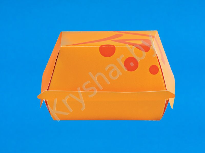 Коробка бумажная HBC Whizz, для гамбургера.