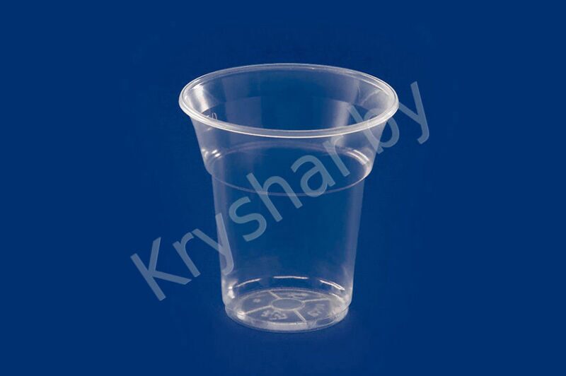 Стакан прозрачный  03, K531 с печатью